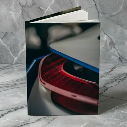 Porsche Taycan Red Tail Light Close Up