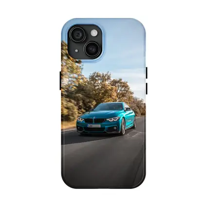 BMW 4 Series Teal Racing Open Road