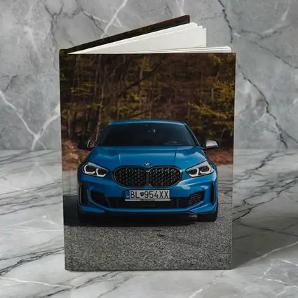 BMW One Series Blue Front Forest
