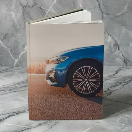 BMW 3 Series Blue Car Sunny Road