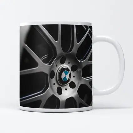 BMW M Alloy Wheel Close Up Dark