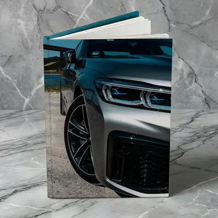 BMW Five Series Silver Front Sandy Shore