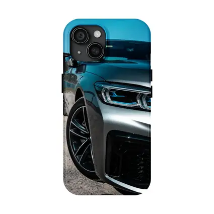 BMW Five Series Silver Front Sandy Shore