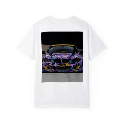 BMW M3 Purple Cartoon Wrap Street Low