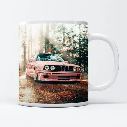 BMW M3 E30 Pink Forest Sunlight