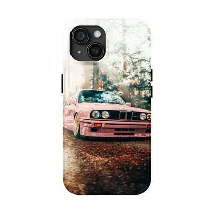 BMW M3 E30 Pink Forest Sunlight