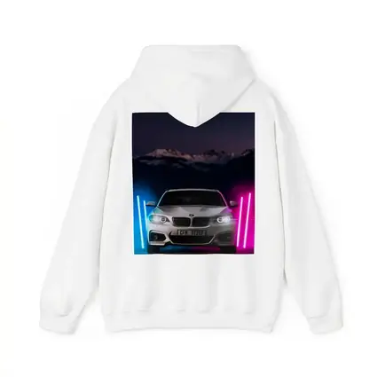 BMW 2 Series Neon Lights Night Scene