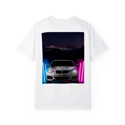 BMW 2 Series Neon Lights Night Scene