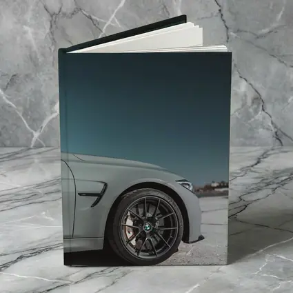 BMW M3 Gray Front Wheel Teal Sky