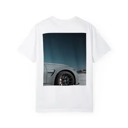 BMW M3 Gray Front Wheel Teal Sky