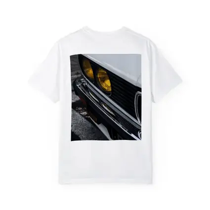 BMW E28 Classic Front Yellow Headlights Street