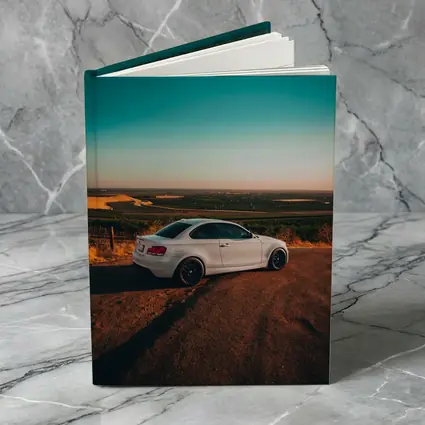 BMW 1 Series Coupe White Sunset Countryside