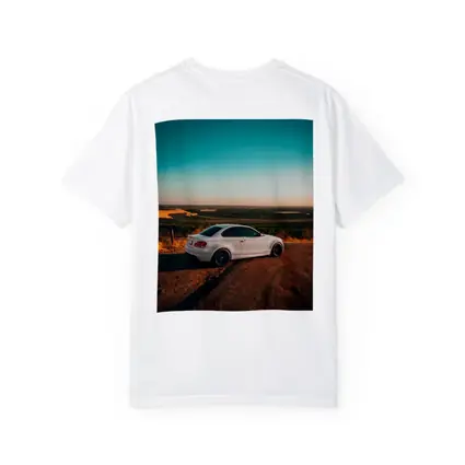 BMW 1 Series Coupe White Sunset Countryside