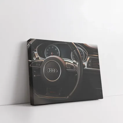 Audi Interior Steering Wheel Dark Cockpit