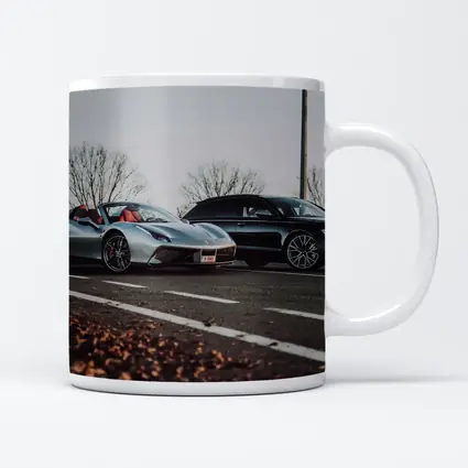 Ferrari 488 GTB and Audi RS6 Road