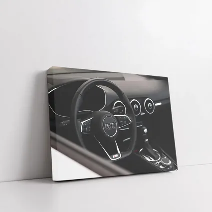Audi TT Interior Steering Wheel Close Up