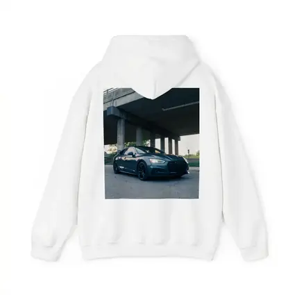 Audi A5 Parked Under Urban Bridge