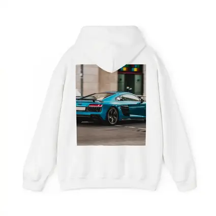 Audi R8 Blue Supercar City Street
