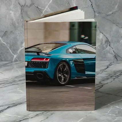 Audi R8 Blue Supercar City Street