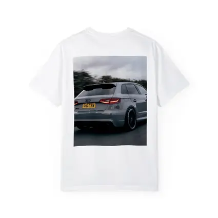 Audi RS3 Sportback Gray Road Motion Shot