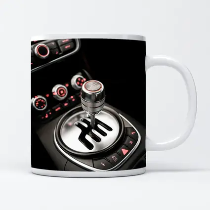Audi R8 Manual Gearshift Interior Close Up