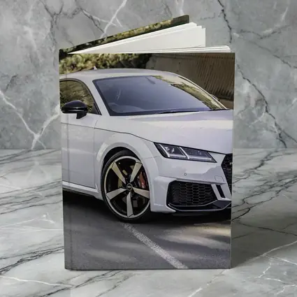 Audi TT RS White Sports Car Street