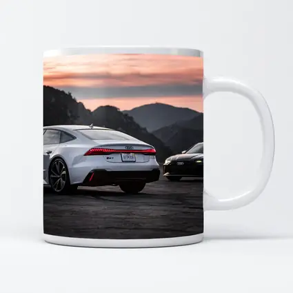 Audi RS7 and RS6 Sunset Mountains