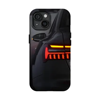 Audi A6 Tail Light Dark Background