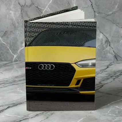 Audi RS5 Yellow Coupe Urban Background