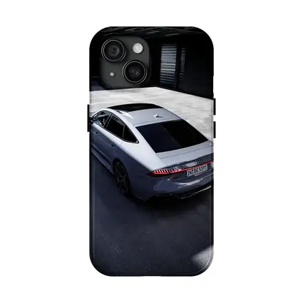 Audi RS7 Silver Sportback Parking Lot