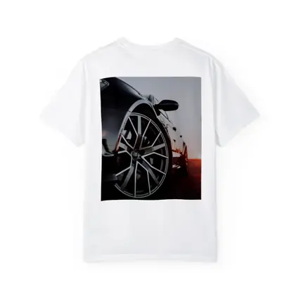 Audi Black Car Wheel Sunset Background