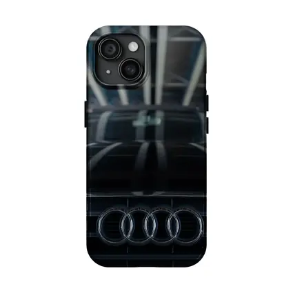 Audi Four Rings Grille Dark Moody Close Up