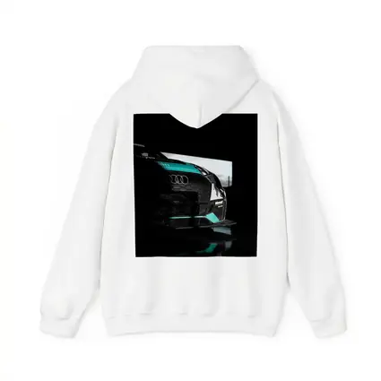 Audi Race Car Dark Garage Teal Accents