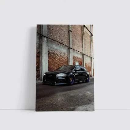 Audi RS6 Black Stance Brick Warehouse