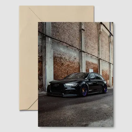 Audi RS6 Black Stance Brick Warehouse