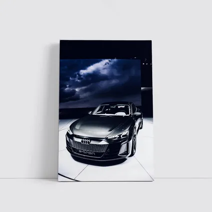 Audi E-Tron GT Dark Dramatic Storm Background