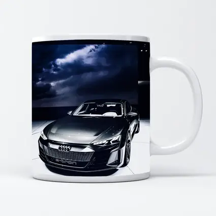 Audi E-Tron GT Dark Dramatic Storm Background