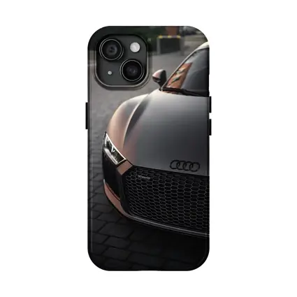 Audi R8 Matte Brown Front Close Up