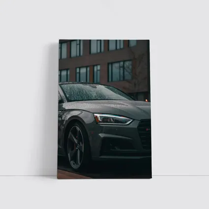 Audi A5 Wet Dark Urban Street