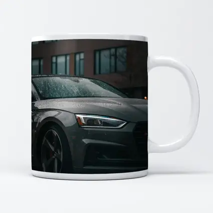 Audi A5 Wet Dark Urban Street