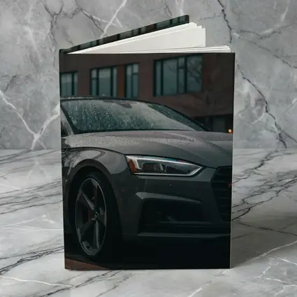Audi A5 Wet Dark Urban Street