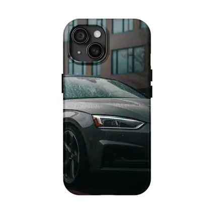 Audi A5 Wet Dark Urban Street