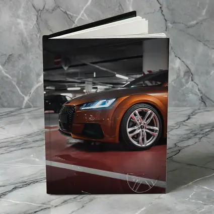 Audi TT Bronze Orange Underground Parking Garage