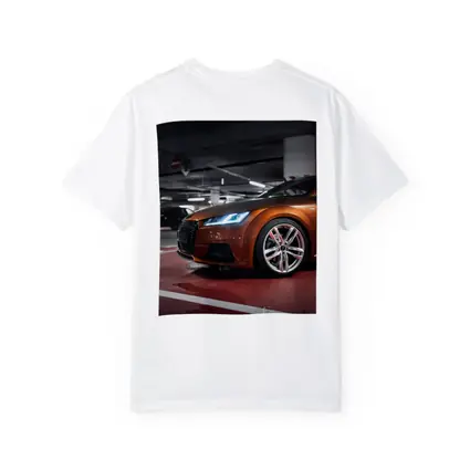 Audi TT Bronze Orange Underground Parking Garage