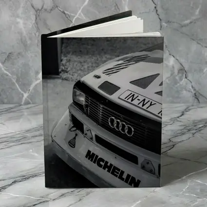 Audi Rally Car Front Close Up Shot