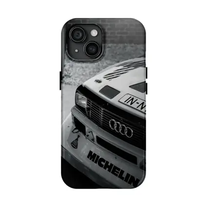 Audi Rally Car Front Close Up Shot