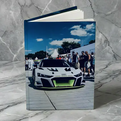 Audi R8 Race Car Goodwood Crowd Blue Sky