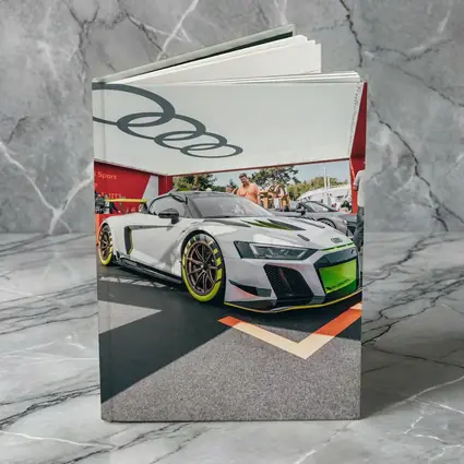 Audi R8 GT3 White Race Car Display