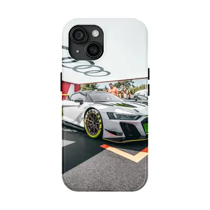 Audi R8 GT3 White Race Car Display