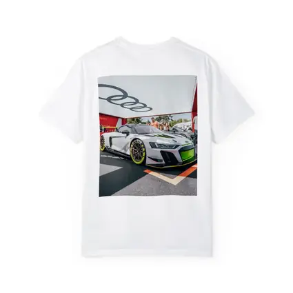 Audi R8 GT3 White Race Car Display